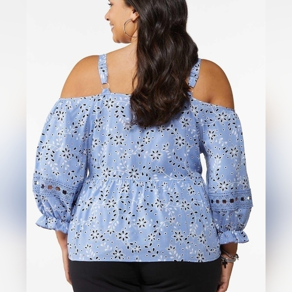 NWT OFF SHOULDER BOHO SUMMER TOP SIZE 18/20. 2X - Picture 2 of 2